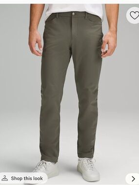 Lululemon Men’s ABC Classic Fit 5 Pocket Chino Trouser Pant 36